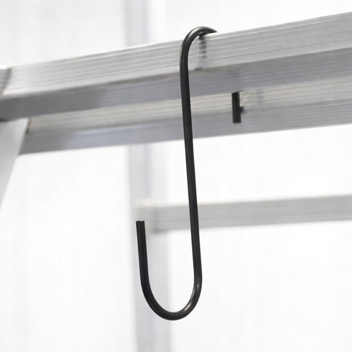 Hak na wiadro do drabiny aluminiowej przystawnej Baulich 1x9