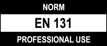 Drabina aluminiowa Baulich zgodna z normą EN-131
