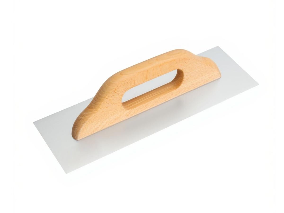 Paca nierdzewna gładka Baulich 580 mm z drewnianym uchwytem